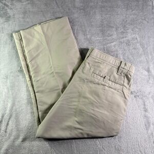 West Marine Men's Convertible Cargo Tidal Pants Tan Size 36 Nylon Zip Off Legs